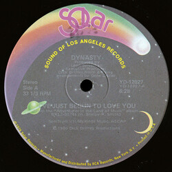 Dynasty I've Just Begun To Love You USED VINYL 12INCH 33 S RPM