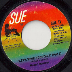 Wilbert Harrison Let's Work Together USED VINYL 7INCH 45 RPM SINGLE STYRENE