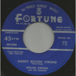 Nolan Strong / The Diablos Daddy Rockin' Strong / Do You Remember What You Did USED VINYL 7INCH 45 RPM SINGLE
