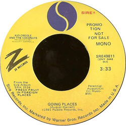 Kid Creole And The Coconuts Going Places Vinyl 7" USED