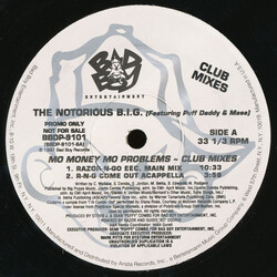 Notorious B.I.G. Mo Money Mo Problems (Club Mixes) USED VINYL PROMO 12INCH