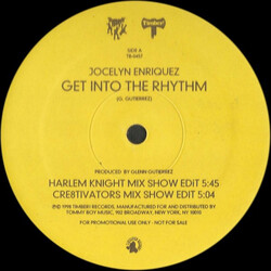 Jocelyn Enriquez Get Into The Rhythm USED VINYL 12INCH 33 S RPM PROMO