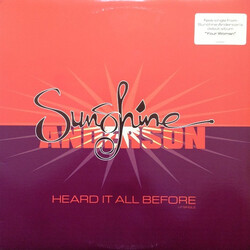 Sunshine Anderson Heard It All Before USED VINYL 12INCH 33 S RPM SINGLE
