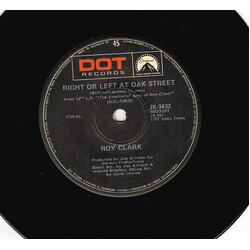 Roy Clark Right Or Left At Oak Street USED VINYL 7INCH 45 RPM SINGLE