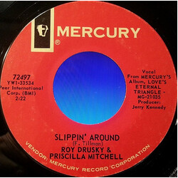 Roy Drusky / Priscilla Mitchell Slippin' Around / Trouble On Our Line USED VINYL 7INCH 45 RPM SINGLE