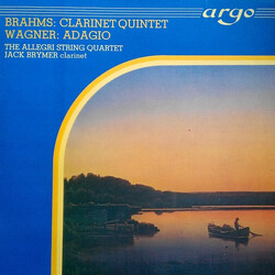 Johannes Brahms / Richard Wagner / The Allegri String Quartet / Jack Brymer Clarinet Quintet / Adagio Vinyl LP USED