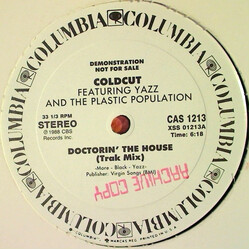 Coldcut / Yazz / The Plastic Population Doctorin' The House USED VINYL 12INCH 33 S RPM PROMO
