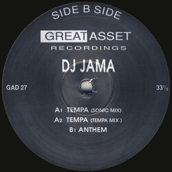 DJ Jama Tempa USED VINYL 12INCH 33 S RPM