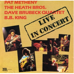 Pat Metheny / The Heath Brothers / The Dave Brubeck Quartet / B.B. King Live In Concert Vinyl LP USED