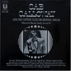 Cab Calloway And His Cotton Club Orchestra Minnie The Moocher, Smoky Joe And Co (1933-1934) Vinyl LP USED
