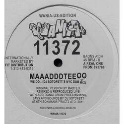 Trance Yo Lie / Madteo Cosa C'e' Sotto? / We Do... (DJ Sotofett's NYC Dub Mix) USED VINYL 12INCH 45 RPM