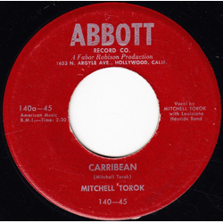 Mitchell Torok Carribean Vinyl 7" USED
