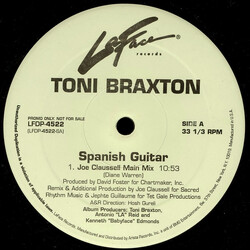 Toni Braxton Spanish Guitar USED VINYL 12INCH 33 S RPM PROMO