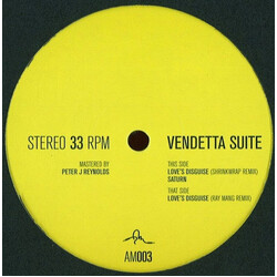 The Vendetta Suite Love's Disguise USED VINYL 12INCH 45 RPM 33 S RPM