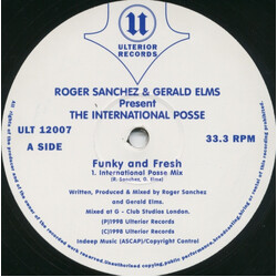 Roger Sanchez / Gerald Elms / The International Posse Funky & Fresh VINYL 12" USED