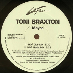Toni Braxton Maybe USED VINYL 12INCH PROMO 33 S RPM