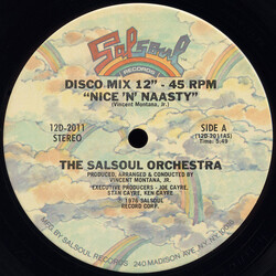 The Salsoul Orchestra Nice 'N' Naasty USED VINYL 12INCH 45 RPM STEREO