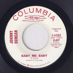 Johnny Duncan (3) Baby Me Baby USED VINYL 7INCH 45 RPM PROMO