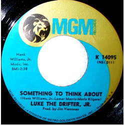 Luke The Drifter, Jr Something To Think About / (There Must Be) A Better Place To Live USED VINYL 7INCH SINGLE