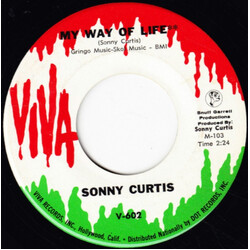 Sonny Curtis My Way Of Life USED VINYL 7INCH 45 RPM SINGLE