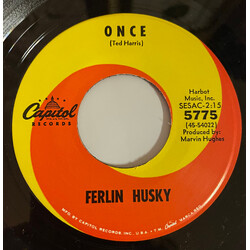 Ferlin Husky Once USED VINYL 7INCH 45 RPM SINGLE