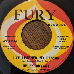 Helen Bryant I've Learned My Lesson / That's A Promise USED VINYL 7INCH 45 RPM
