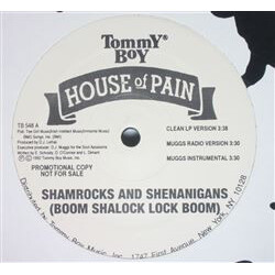 House Of Pain Shamrocks And Shenanigans (Boom Shalock Lock Boom) USED VINYL 12INCH PROMO 33 S RPM