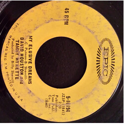 David Houston / Tammy Wynette My Elusive Dreams / Marriage On The Rocks USED VINYL 7INCH 45 RPM SINGLE
