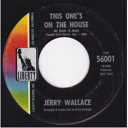 Jerry Wallace This One's On The House USED VINYL 7INCH SINGLE 45 RPM MONO