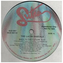 The Latin Rascals Bach To The Future USED VINYL 12INCH 33 S RPM PROMO