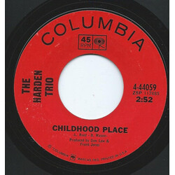 The Harden Trio Childhood Place USED VINYL 7INCH 45 RPM SINGLE