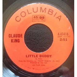 Claude King (2) Little Buddy USED VINYL 7INCH 45 RPM SINGLE