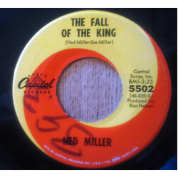 Ned Miller The Fall Of The King / Down The Street USED VINYL 7INCH SINGLE