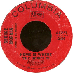 George Morgan (2) Home Is Where The Heart Is / No Man Should Hurt As Bad As I Do USED VINYL 7INCH 45 RPM