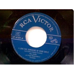Merv Griffin / Hugo Winterhalter Orchestra I Love The Sunshine Of Your Smile / The Morningside Of The Mountain USED VINYL 7INCH 45 RPM