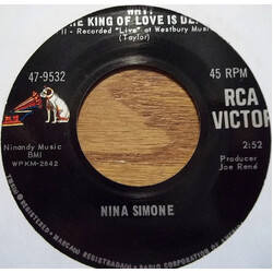 Nina Simone Why? (The King Of Love Is Dead) USED VINYL 7INCH 45 RPM SINGLE