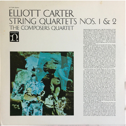 Elliott Carter / The Composers Quartet String Quartets Nos. 1 & 2 Vinyl LP USED
