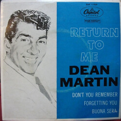 Dean Martin Return To Me USED VINYL 7INCH 45 RPM EP