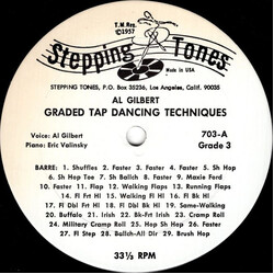Al Gilbert Graded Tap-Dancing Technique For The Whole World: Grade 3 Vinyl LP USED