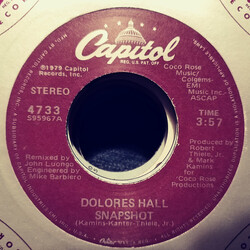 Delores Hall Snapshot USED VINYL 7INCH 45 RPM SINGLE