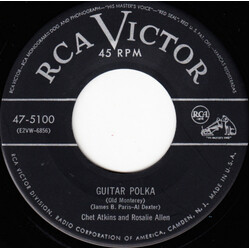 Chet Atkins / Rosalie Allen Guitar Polka / Dream Train USED VINYL 7INCH 45 RPM SINGLE