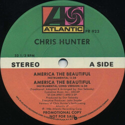 Chris Hunter America The Beautiful Vinyl 12" USED