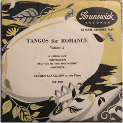 Carmen Cavallaro Tangos For Romance Volume 2 USED VINYL 7INCH 45 RPM EP