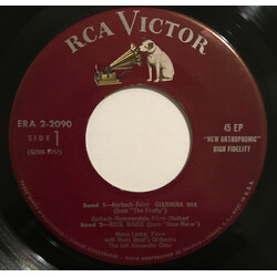 Mario Lanza Giannina Mia USED VINYL 7INCH 45 RPM EP MONO