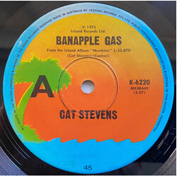Cat Stevens Banapple Gas USED VINYL SINGLE 7INCH 45 RPM