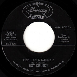 Roy Drusky Peel Me A Nanner USED VINYL 7INCH 45 RPM SINGLE