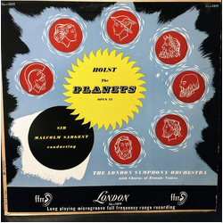Gustav Holst / Sir Malcolm Sargent / London Symphony Orchestra Holst: The Planets, Opus 32 Vinyl LP USED