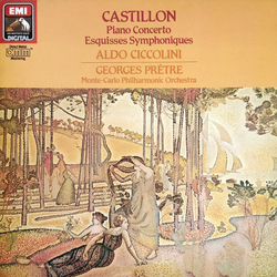 Alexis de Castillon / Aldo Ciccolini / Georges Prêtre / Orchestre Philharmonique De Monte-Carlo Piano Concerto / Esquisses Symphoniques Vinyl LP USED