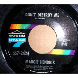 Margie Hendrix Don't Destroy Me / Jim Dandy USED VINYL 7INCH SINGLE 45 RPM