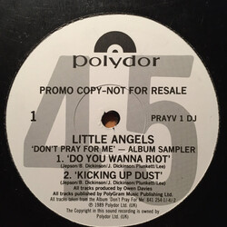 Little Angels Don't Pray For Me (Album Sampler) USED VINYL 12INCH 45 RPM SAMPLER STEREO